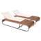 Sun Loungers Tandem by Thomas Sauvage for Ego Paris, Set of 2, Image 1