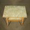 Small Table in Beech & Back-Treated Glass, Italy, 1950s 10