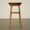 Small Table in Beech & Back-Treated Glass, Italy, 1950s, Image 11