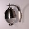 Lampe aus verchromtem Aluminium & Glas, Italien, 1960er-1970er 4