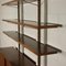 Walnut Veneer Bookcase or Shelving Unit, 1970s or 1980s 9