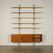 Walnut Veneer Bookcase or Shelving Unit, 1970s or 1980s, Image 7