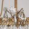 Chandelier in Brass & Glass, Italy, 20th Century 3