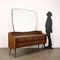 Dresser in Veneered Wood with Mirror, Italy, Mid-20th Century, Image 2