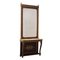 Floral Mahogany Console with Mirror 1