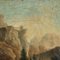 Flusslandschaft mit dem Vestatempel in Tivoli, 19. Jh., Öl auf Leinwand, Gerahmt 7