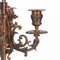 Bronze Clock with Candleholders, Set of 3, Image 11