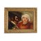 Artista de escuela francesa, Retrato de caricatura doble, Finales del siglo XIX, Óleo sobre lienzo, Imagen 1