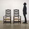 Throne Chairs in Wood, Italy, 1930s-1940s, Set of 2 2