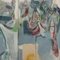 Giorgio Bellandi, Decorazione per guardaroba, XX secolo, olio su tavola, Immagine 4