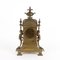 Bronze Clock with Candleholders, France, 19th Century, Set of 3 9
