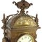 Bronze Clock with Candleholders, France, 19th Century, Set of 3 4