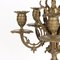 Bronze Clock with Candleholders, France, 19th Century, Set of 3 14