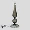 Grandes Lampes de Bureau en Verre de Murano Gris Fumé, Set de 2 4