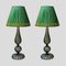 Tall Smoke Grey Murano Glass Table Lamps, Set of 2 1