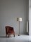 Danish Rosewood Velvet Lounge Chair, Image 14