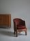 Danish Rosewood Velvet Lounge Chair 13