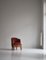 Danish Rosewood Velvet Lounge Chair, Image 2
