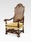 William and Mary Style High Back Armchair 5