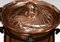 Arts and Crafts Circular Copper Coal Bucket 3