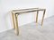 Brass Faux Bamboo Console Table, 1970s 5