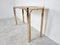 Brass Faux Bamboo Console Table, 1970s 8