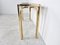 Brass Faux Bamboo Console Table, 1970s 9