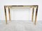 Brass Faux Bamboo Console Table, 1970s 3