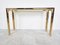Brass Faux Bamboo Console Table, 1970s, Image 3