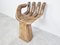 Silla en forma de mano de madera, años 70, Imagen 4