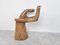 Silla en forma de mano de madera, años 70, Imagen 8