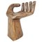 Silla en forma de mano de madera, años 70, Imagen 1