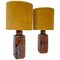 Mid-Century Table Lamps by Carl Harry Stålhane for Rörstrand Sultan, 1960s, Set of 2 1