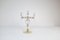 Large Mid-Century Glass and Brass Candelabra by for Boda Sweden, 1960s, Image 2