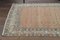 Vintage Middle East Floral Runner Rug 6