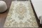 Vintage Turkish Green Oriental Rug 1