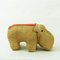 Hipopótamo infantil de juguete de yute de Renate Müller, Germany, años 70, Imagen 6