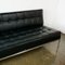 Divano letto Mid-Century in pelle nera di Johannes Spalt per Wittmann Austria, Immagine 11