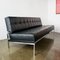 Mid-Century Black Leather Sofa Daybed by Johannes Spalt for Wittmann Austria, Image 13