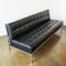 Schwarzes Mid-Century Ledersofa von Johannes Spalt für Wittmann Austria 2