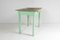 Small Rustic Green Painted Pine Farmhouse Table, Image 9