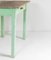 Small Rustic Green Painted Pine Farmhouse Table, Image 5