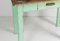 Small Rustic Green Painted Pine Farmhouse Table, Image 6