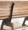 Hardwood Iroko & Cast Iron Garden Bench, Image 10