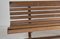 Hardwood Iroko & Cast Iron Garden Bench, Image 6