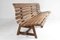 Hardwood Iroko & Cast Iron Garden Bench 3