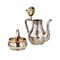 Silver Teapot and Sugar Bowl by P. Ovchinnikov, Set of 2, Image 2