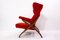 Mid-Century Modern Red Armchair Fiorenza by Franco Albini for Arflex, Italy, Image 4