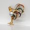 Broche Coq en Or 18 Carats Multicolore avec Perle Baroque et Diamants 4