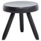 Mid-Century Modern Wood Tripod Stool in the Style of Charlotte Perriand & Le Corbusier 1
